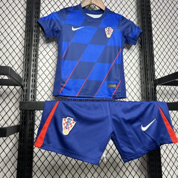 Croatia 2024/25 Euro Away Kids Kit - Image 3