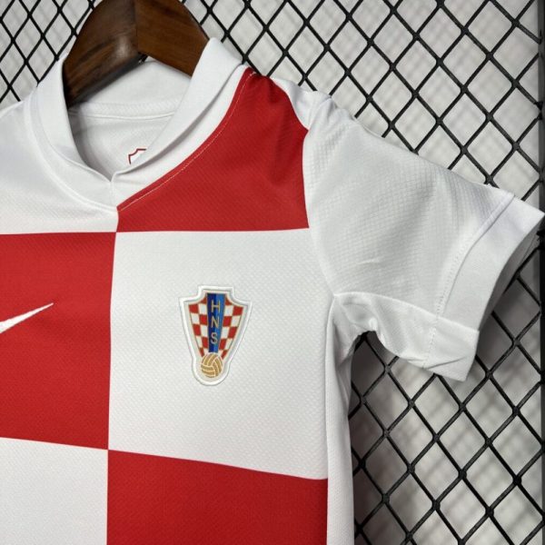 Croatia 2024/25 Euro Home Kids Kit - Image 6