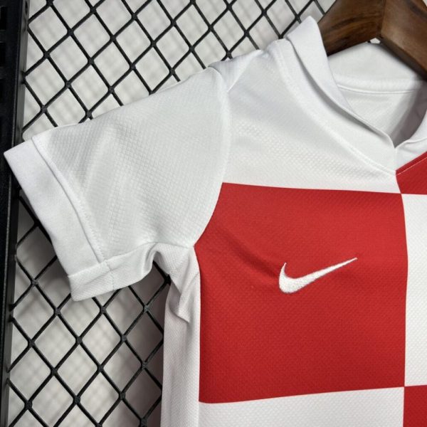 Croatia 2024/25 Euro Home Kids Kit - Image 4