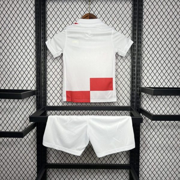 Croatia 2024/25 Euro Home Kids Kit - Image 2