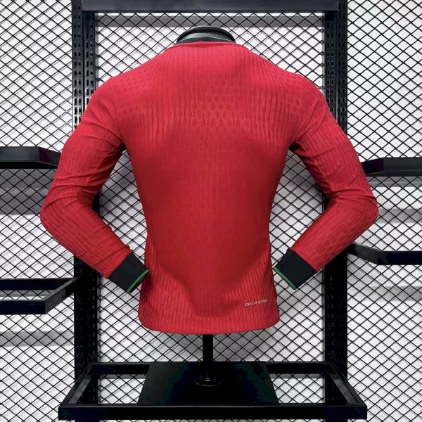 Portugal 2024/25 Euro Home Long Sleeves Jersey ¨C Player Versi - Image 2