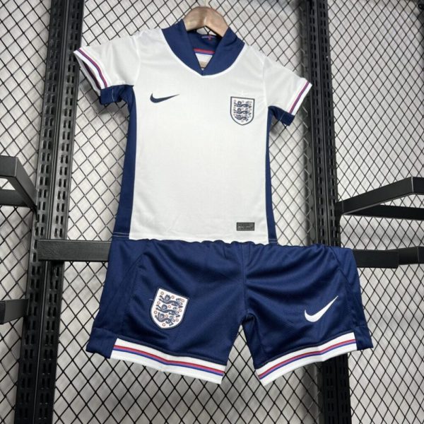England 2024/25 Euro Home Kids Kit - Image 3