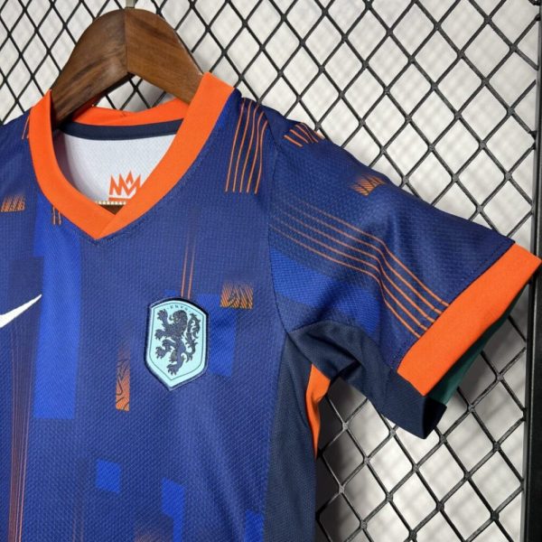 Netherlands 2024/25 Euro Away Kids Kit - Image 5