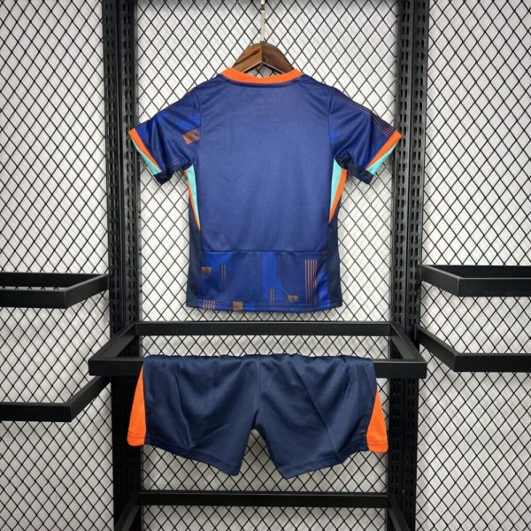 Netherlands 2024/25 Euro Away Kids Kit - Image 2