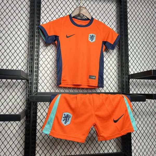 Netherlands 2024/25 Euro Home Kids Kit - Image 3