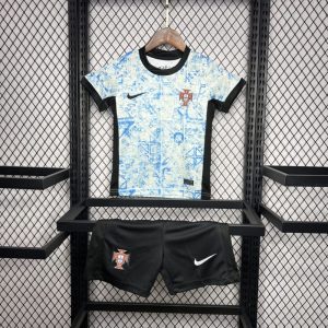Portugal 2024/25 Euro Away Kids Kit