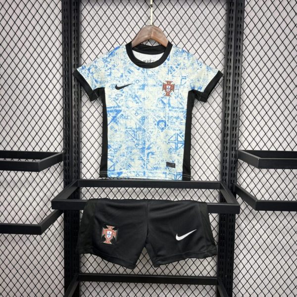 Portugal 2024/25 Euro Away Kids Kit