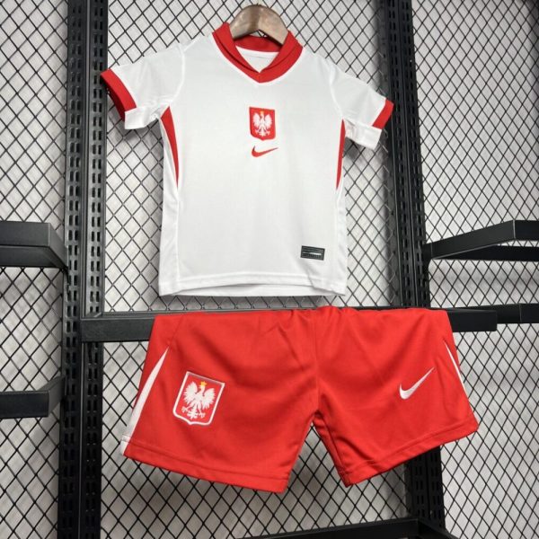 Poland 2024/25 Euro Home Kids Kit - Image 3