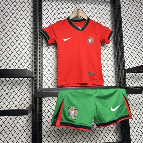 Portugal 2024/25 Euro Home Kids Kit - Image 11