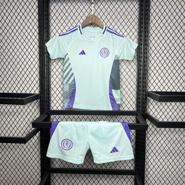 Scotland 2024/25 Euro Away Kids Kit