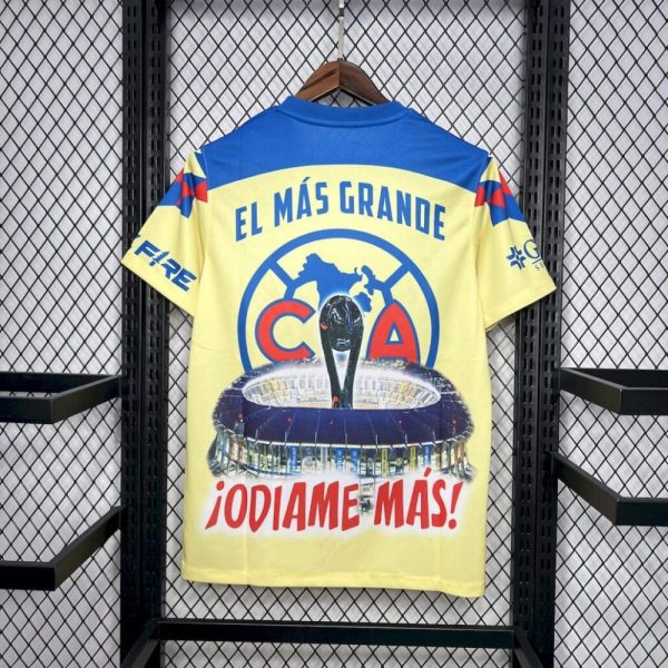 Club America 2024/25 15 Champions Yellow Commemorative Edition Jersey - Image 2