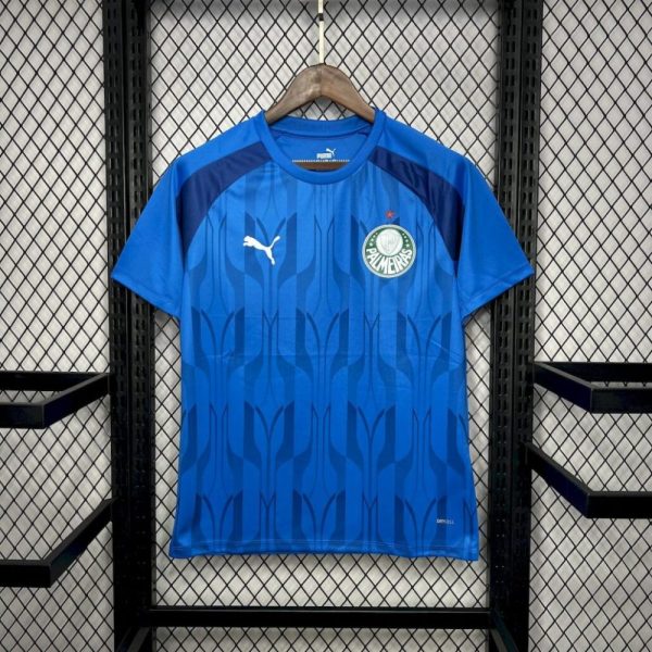 Palmeiras 2024/25 Blue Pre-Match Training Jersey - Image 6
