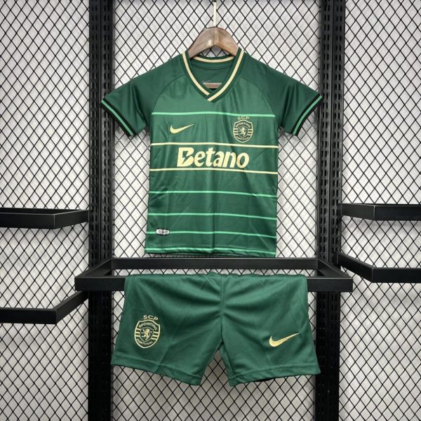 Sporting Cp 2024/25 Away Kids Kit