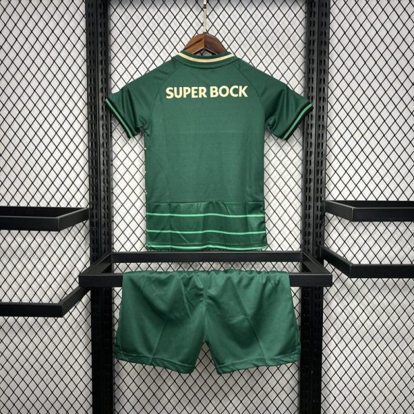Sporting Cp 2024/25 Away Kids Kit - Image 2