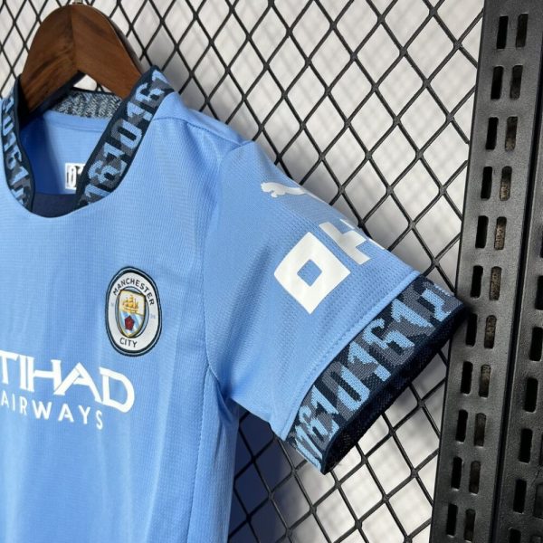 Manchester City 2024/25 Home Kids Kit - Image 7