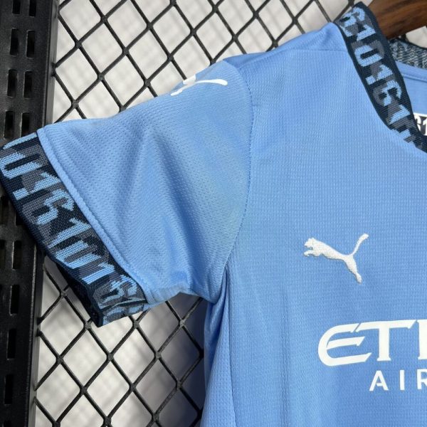 Manchester City 2024/25 Home Kids Kit - Image 5