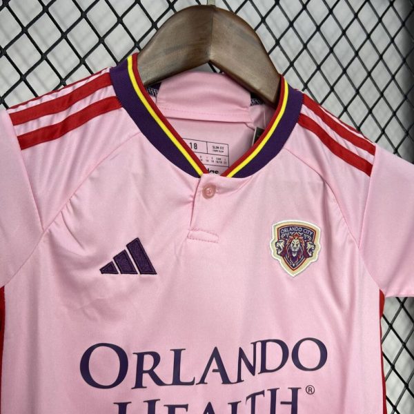 Orlando City 2024/25 Away Kids Kit - Image 5