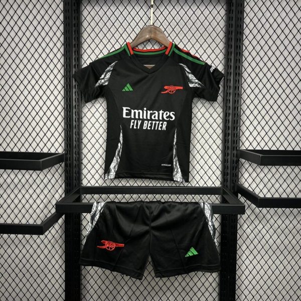 Arsenal 2024/25 Away Kids Kit