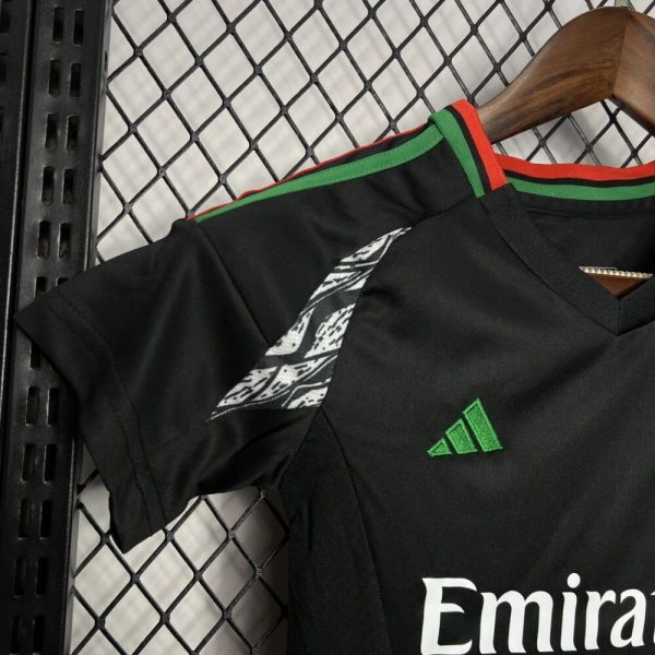 Arsenal 2024/25 Away Kids Kit - Image 5