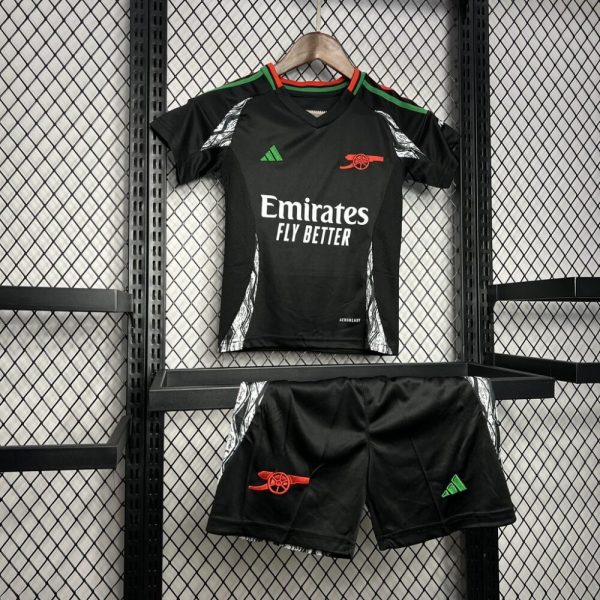 Arsenal 2024/25 Away Kids Kit - Image 3