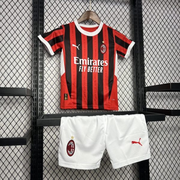 Ac Milan 2024/25 Home Kids Kit - Image 5
