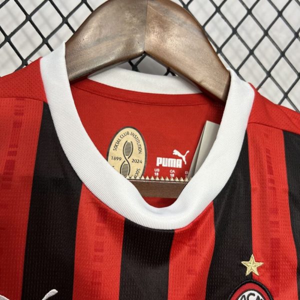 Ac Milan 2024/25 Home Kids Kit - Image 4