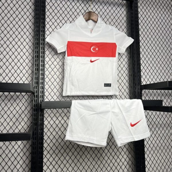 Turkiye 2024/25 Euro Home Kids Kit - Image 3