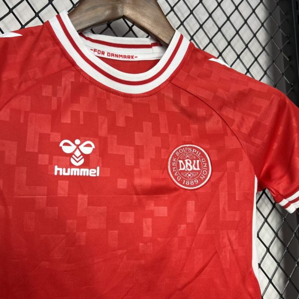Denmark 2024/25 Euro Home Kids Kit - Image 6