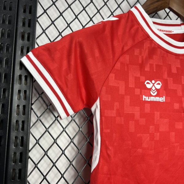 Denmark 2024/25 Euro Home Kids Kit - Image 5