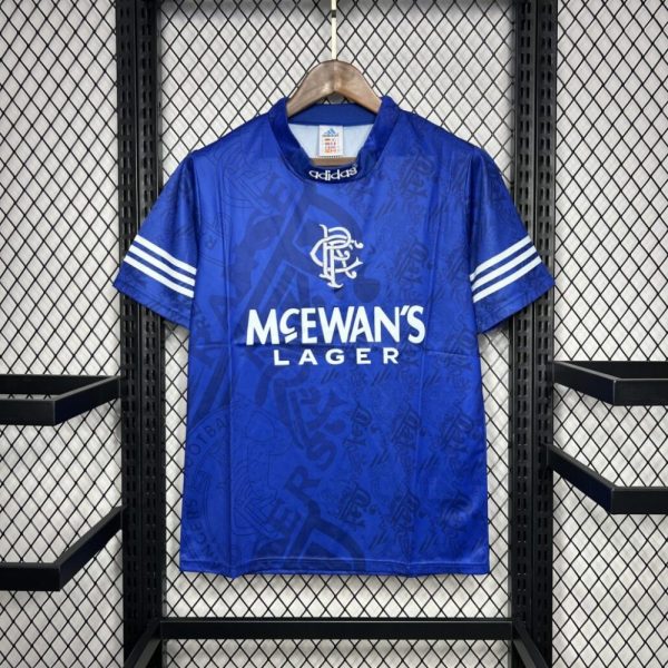 Rangers 1994/96 Home Retro Jersey - Image 7