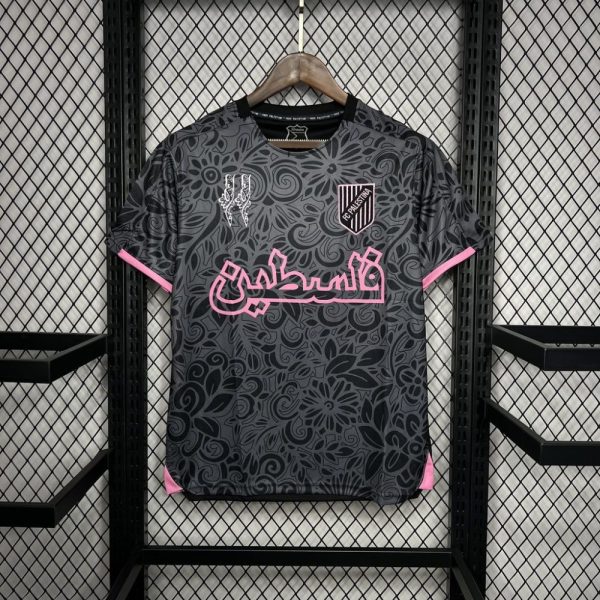 Cd Palestino 2023/24 Black Training Pre-Match Training Jersey - Image 5