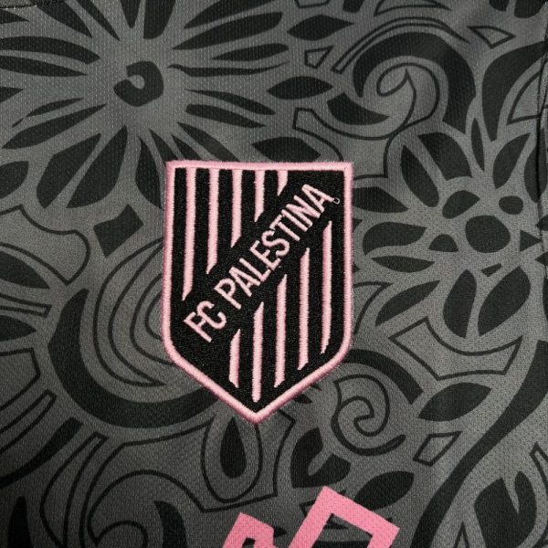 Cd Palestino 2023/24 Black Training Pre-Match Training Jersey - Image 3