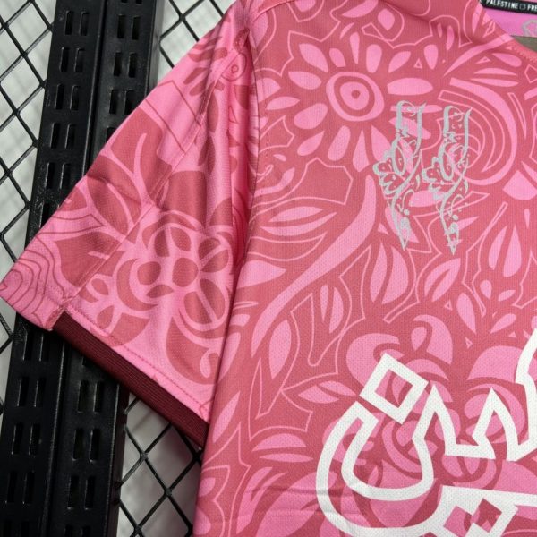 Cd Palestino 2023/24 Pink Training Pre-Match Training Jersey - Image 4