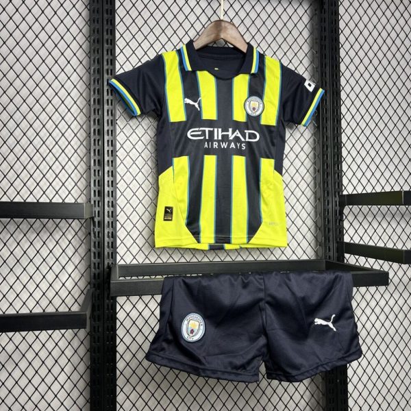 Manchester City 2024/25 Away Kids Kit - Image 3