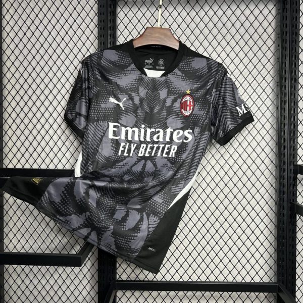 Ac Milan 2024/25 Goalkeeper Jersey Black
