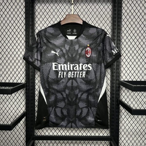 Ac Milan 2024/25 Goalkeeper Jersey Black - Image 3