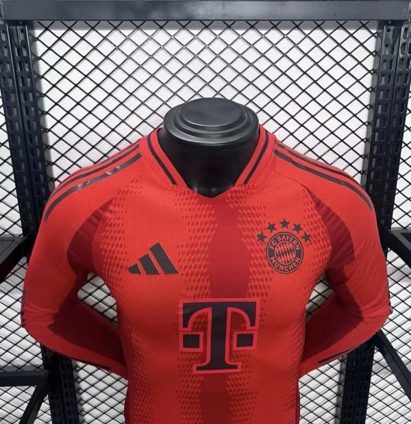 Bayern Munich 2024/25 Home Long Sleeves Jersey Player Version - Image 3