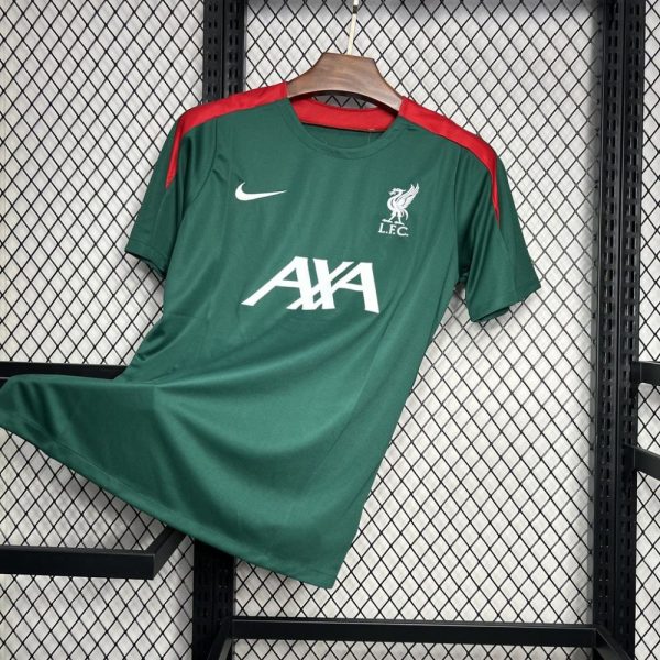 Liverpool 2024/25 Pre-Match Training Dark Green Jersey