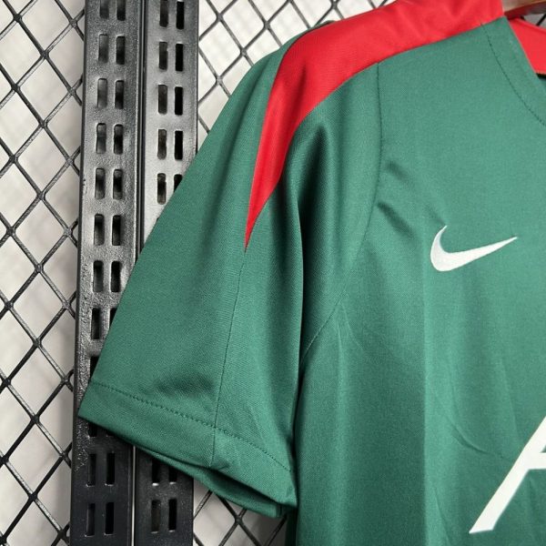 Liverpool 2024/25 Pre-Match Training Dark Green Jersey - Image 4