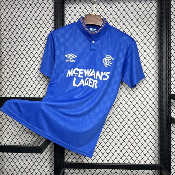 Rangers 1987/90 Home Retro Jersey