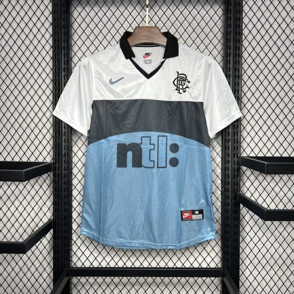 Rangers 1999/00 Away Retro Jersey - Image 3