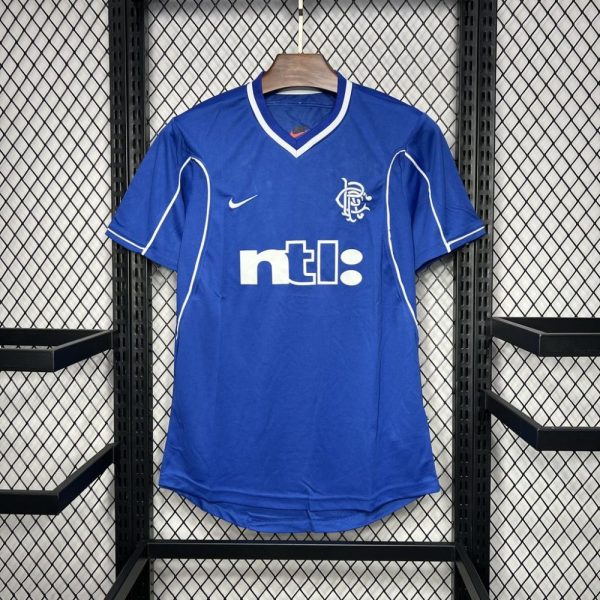 Rangers 1999/01 Home Retro Jersey - Image 3
