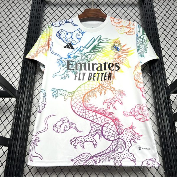 Real Madrid 2024/25 White Cailong Special Edition Jersey - Image 5