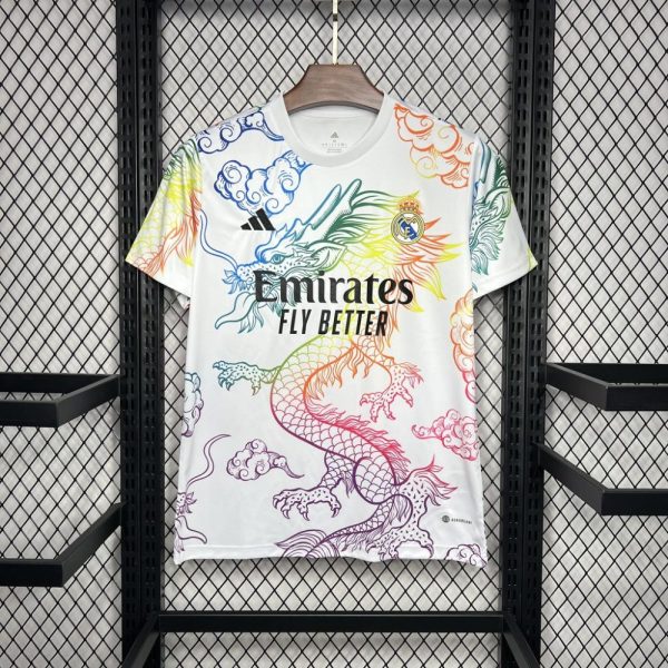 Real Madrid 2024/25 White Cailong Special Edition Jersey - Image 3