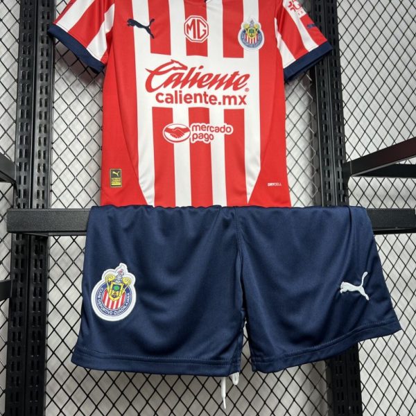 Chivas 2024/25 Home Kids Kit - Image 6