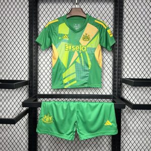 Newcastle United 2024/25 Goalkeeper Kids Kit