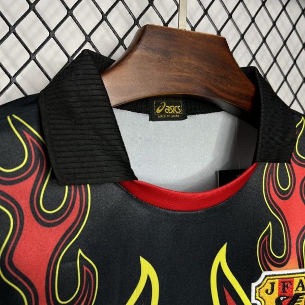 Japan 1998 Goalkeeper Red Flame Retro Jersey - Image 5