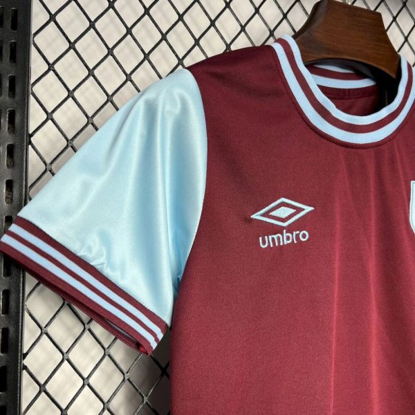 West Ham United 2024/25 Home Kids Kit - Image 3