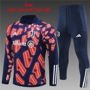 Juventus 2024/25 Half-Zip Kids Sweater+Pant 14001