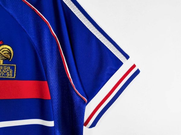 France 1998 World Cup Home Retro Jersey - Image 6
